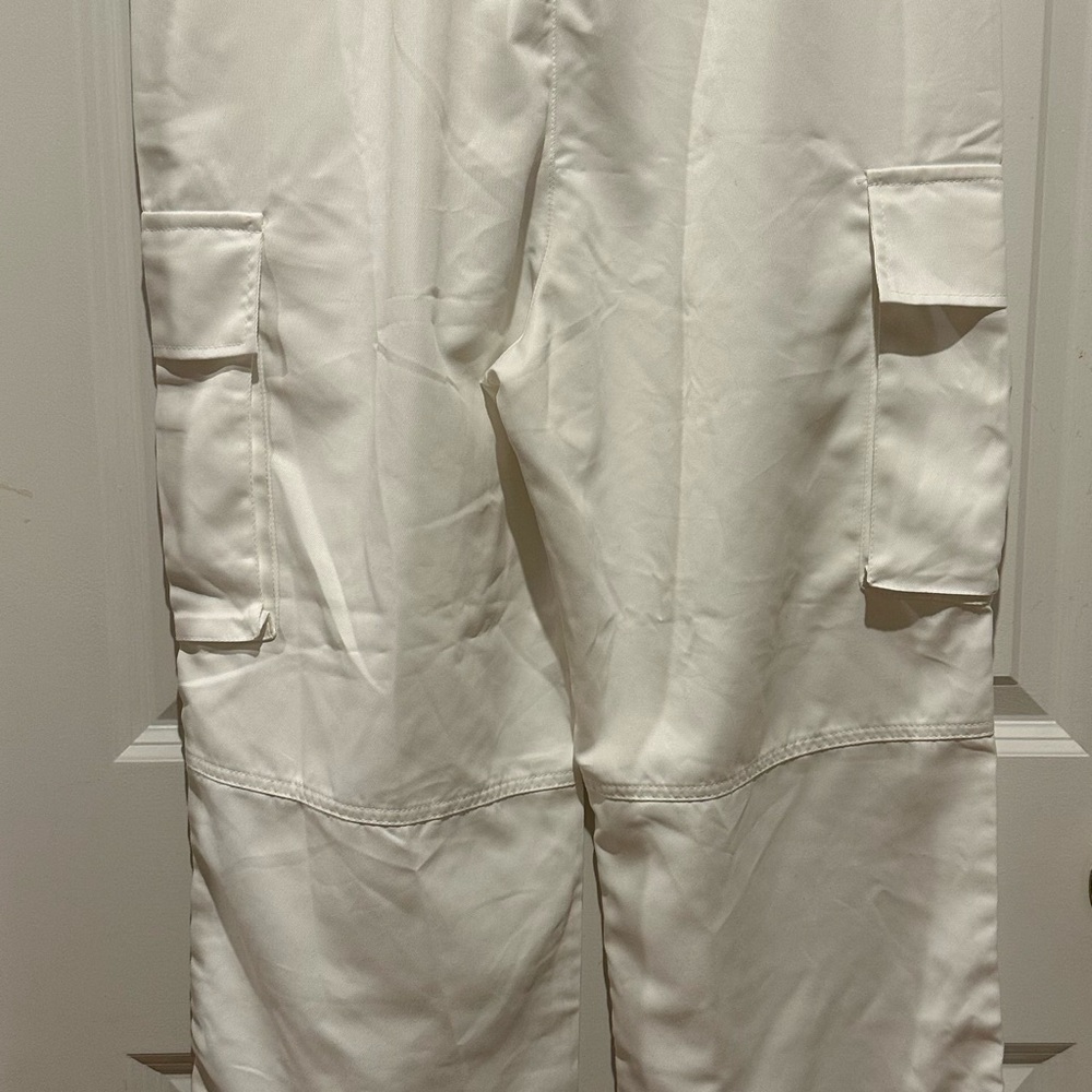 Manfinity Cargo Pants, white, size L - Picture 5 of 5